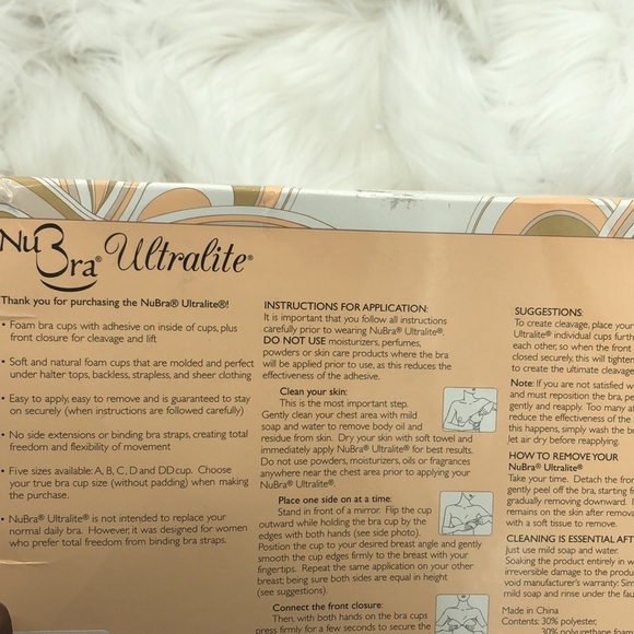 Fashion Form NuBra Ultralite Bra 16846 D Nude - Picture 3 of 5